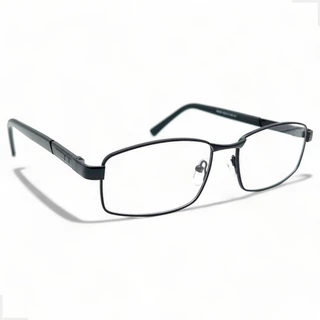Armação Óculos Para Grau Masculino Metal Ferro Grande Resistente Lentes Sem Grau