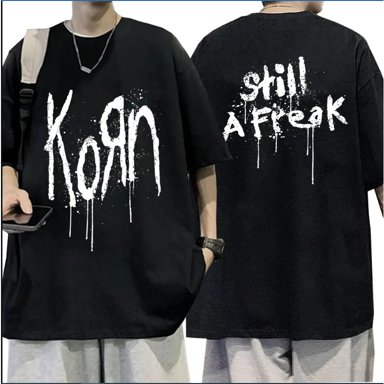Overiszed Camiseta Blusa Grafit Stil Hiphop Casal Excedente Unissex Gang Palhaço
