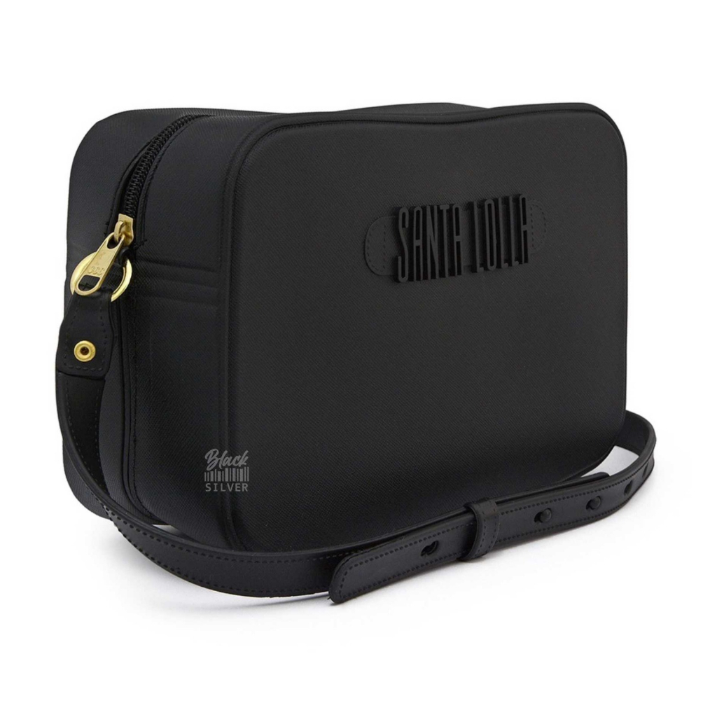 Bolsa Santa Lolla Lola Preta Quadrada Pretinho Básico