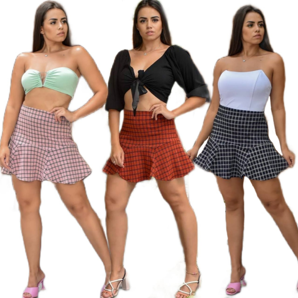 Saia store peplum curta