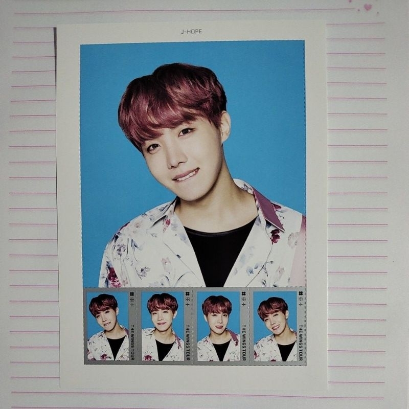 BTS THE WINGS TOUR トレカ J-hope ホビ ホソク BTS J-hope Hoseok photocard wings tour oficial | Shopee Brasil