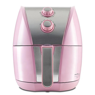 FRITADEIRA ELETRICA SEM OLEO AIR FRYER BRITANIA BFR46PI 4,6LT INOX/PRETA  220V 1500W - Fritadeira Elétrica sem Óleo Air Fryer Britânia BFR46PI 4,6LT  Inox/Preta 220V 1500W - BRITANIA