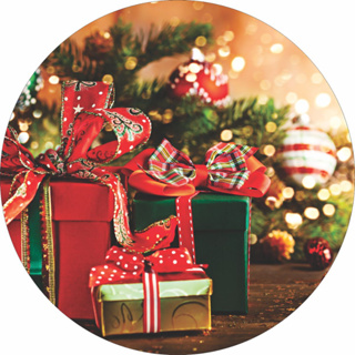Capa Fundo Feliz Natal Com Elástico Decoração Natalina