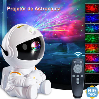 Mini Projetor De Luz Noturna Estrela De Astronauta Decoração Para Galáxia Luz De Luminaria Girado Céu Estrelada HD HX617
