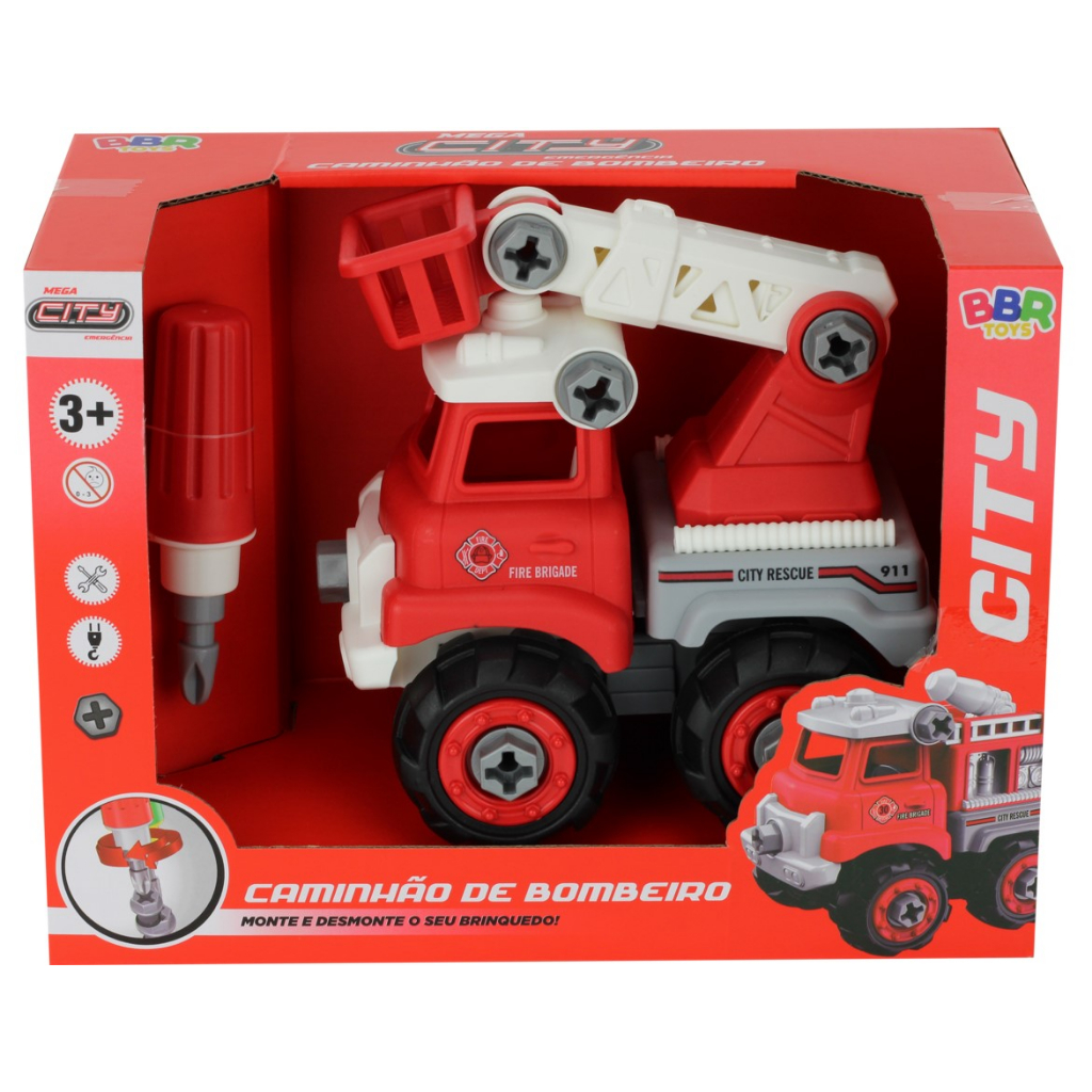 Caminhão de Bombeiro Brinquedo Infantil Iveco Multicolor - Tem Tem Digital  - Brinquedos e Papelaria, aqui tem!
