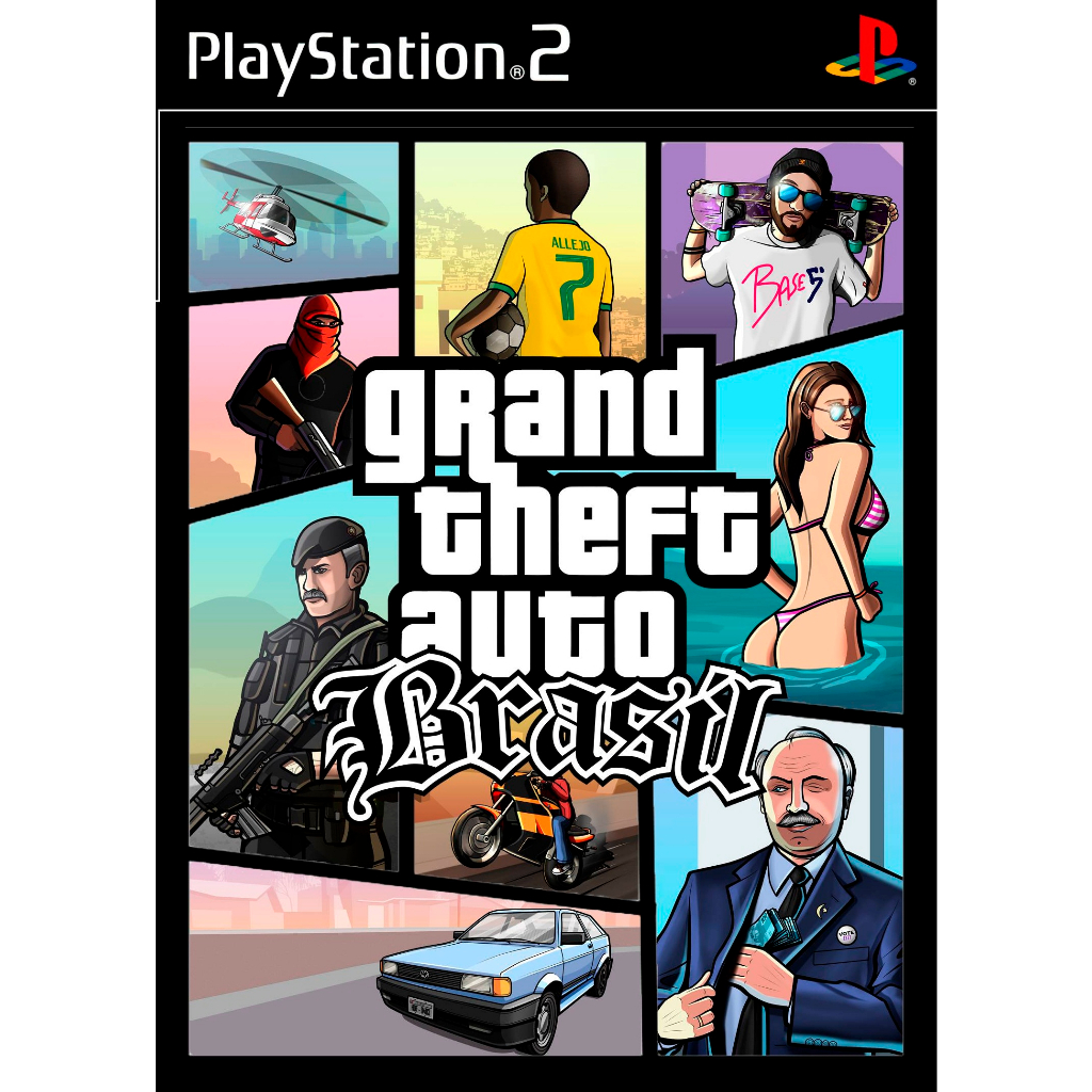GTA BRASIL  PLAYSTATION 2 GAMEPLAY 