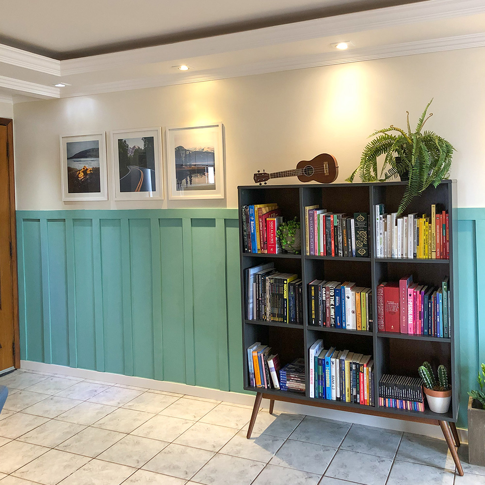 Decoração Painel Ripado Decorativo 3d Eva Adesivo 5cm Fácil Instalação Aplique Você Mesmo Autocolante Decoração Quarto Sala Parede Revestimento