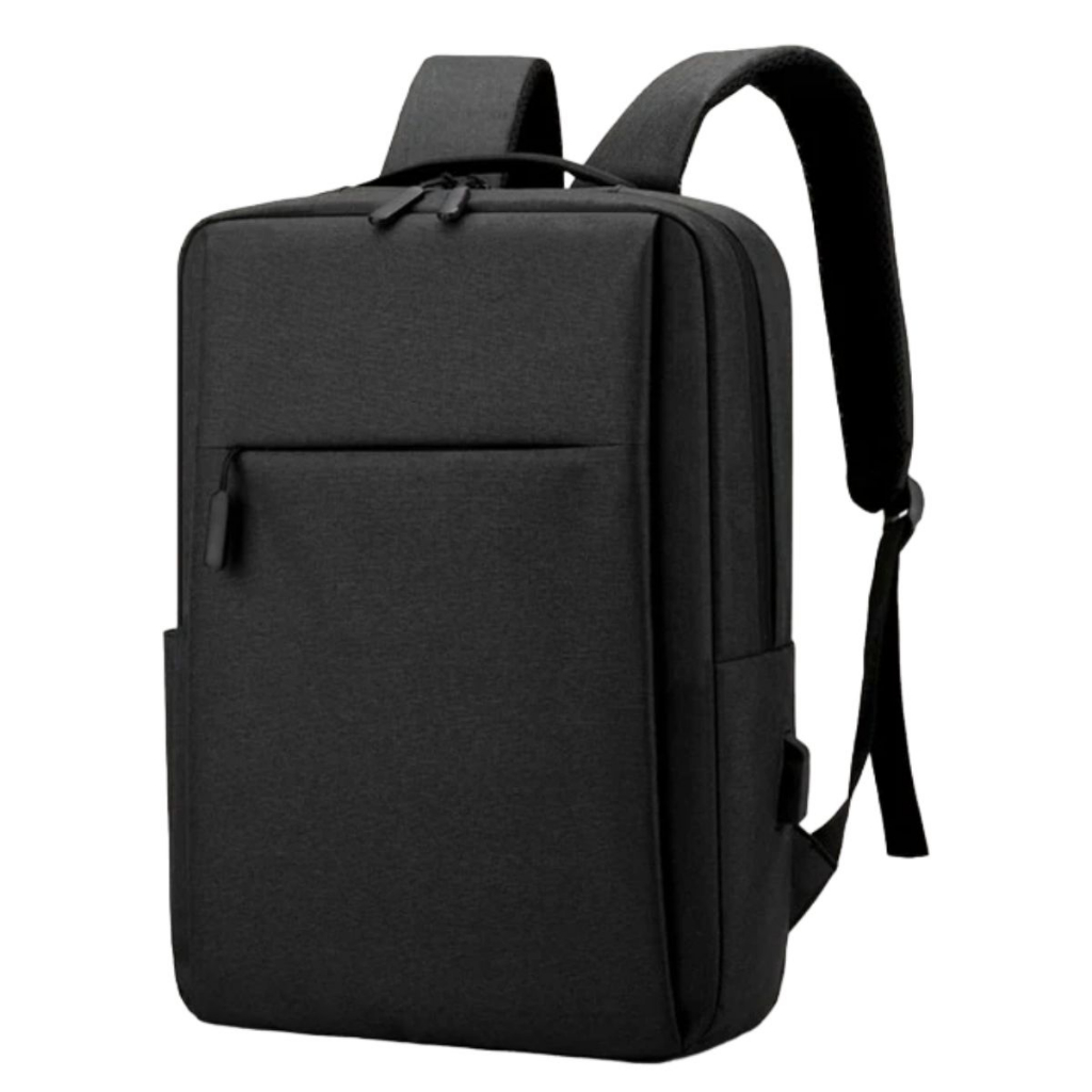 Mochila Anti Furto Para Notebook Impermeável Com Usb Preta