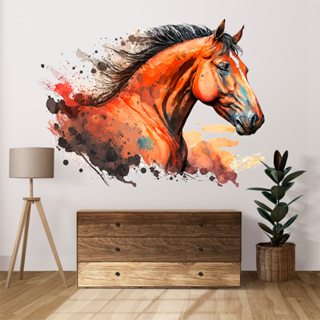 Adesivo de Parede Cavalo - 55 x 70 cm