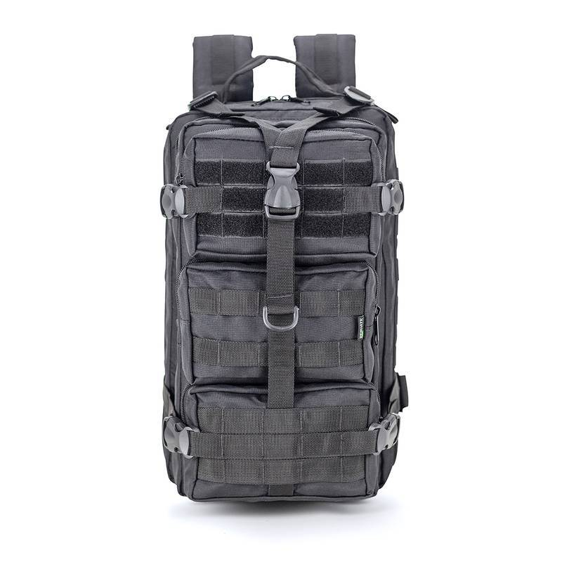 Mochila Tática Assault Em Rip Stop Modular 30 Litros Preta