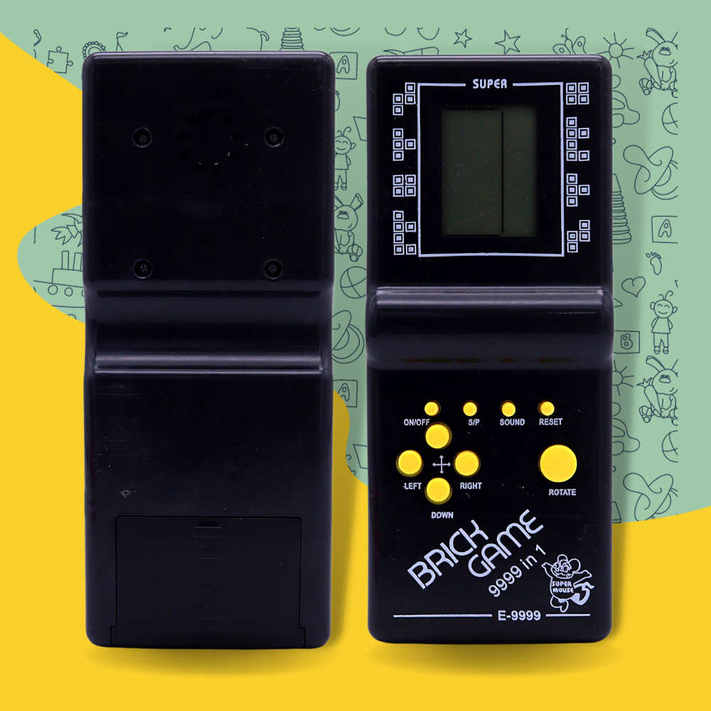Mini Game Retro Antigo Portatil 132 Jogos Tetris Cobra Sapo Corrida  Acompanha Pilha