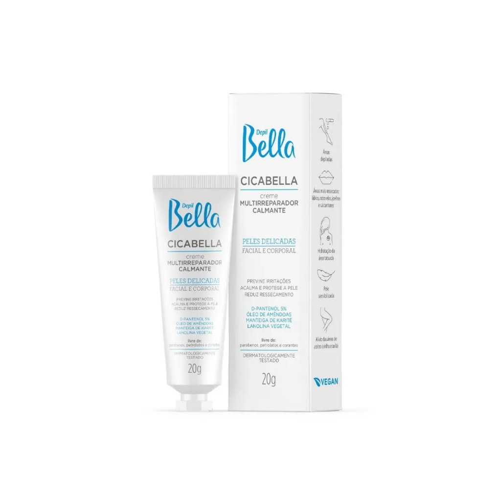 Imagem do produto Cicabella Creme Multirreparador Calmante Depil Bella 20g