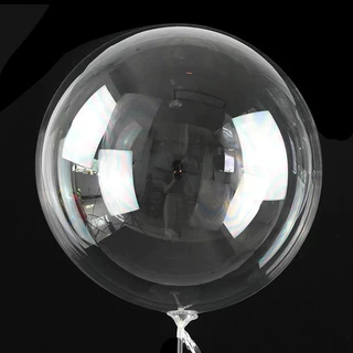 10 Balão Bubble Bolha Transparente 18 Polegadas Festa e Decoração