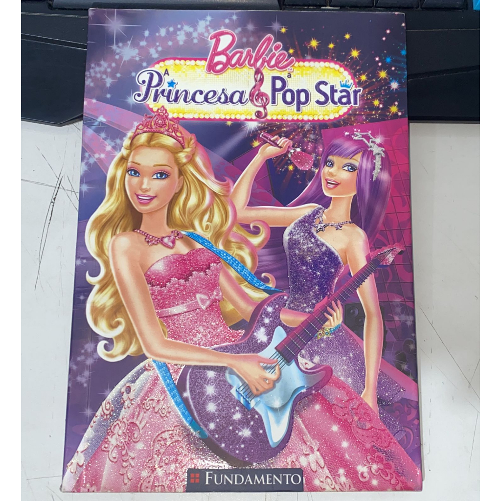 Livro Barbie - a Princesa e a Pop Star Ciranda Cultural - Up Brinquedos