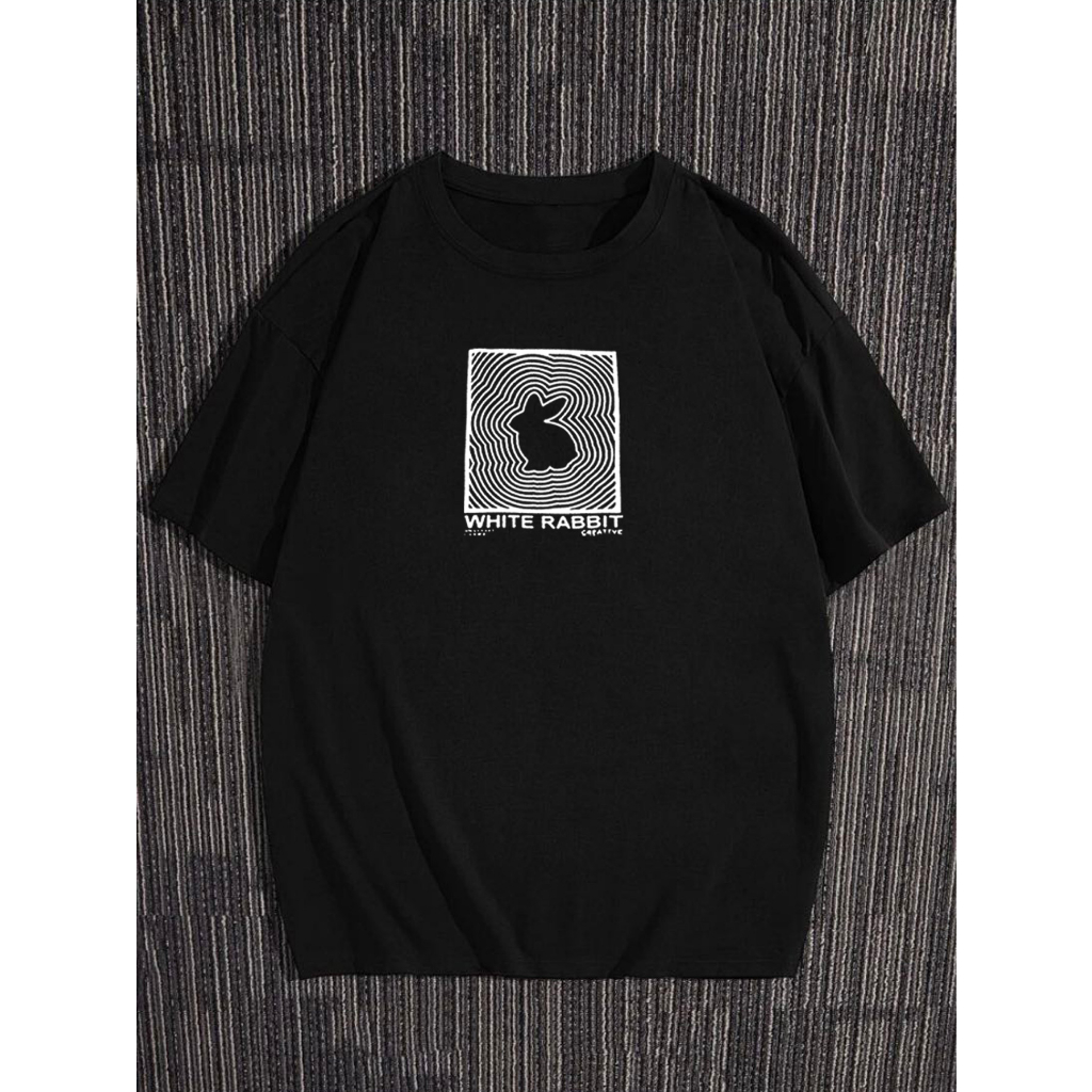 Camiseta Oversized Masculino Feminino Com Estampado Moda 2023