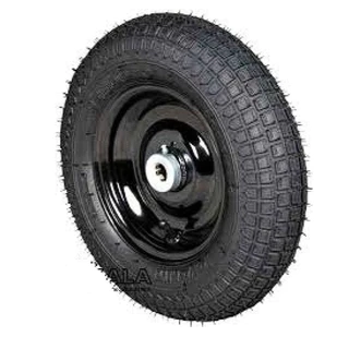 RODA PNEUMÁTICA C/ROLAMENTO FURO 1" GAIOLA 3.25X8 TNT 1,2mm