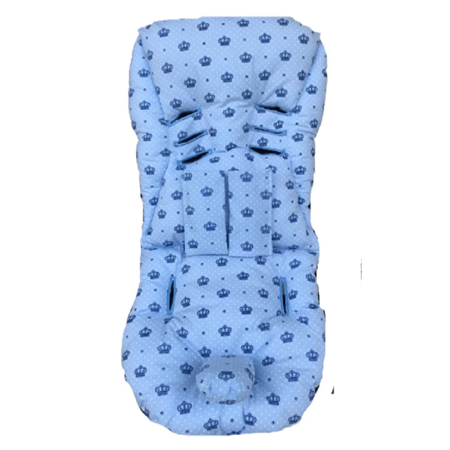 Colchonete Para Carrinho De Bebê Universal Com Protetor De Cinto Infantil Menino Menina