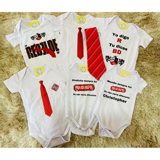 Body temático para bebê personalizado soy rebelde tour RBD 2023