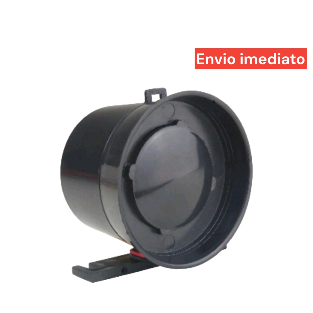 SIRENE DE RÉ COM REDUÇÃO SONORA 12/24 V 1 TOQUE SUPORTE FIXO - 711 TOP RELAY