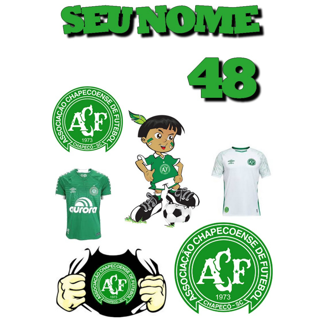 Topo de Bolo Personalizado Chapecoense Time☹ Descubra o melhor site de ...