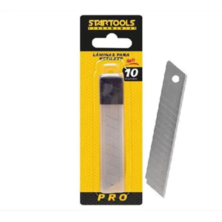 Conjunto de 10 Laminas 0,5mm Startools Refil Para Estilete Resistente Aço Antiferrugem em Oferta na Shopee