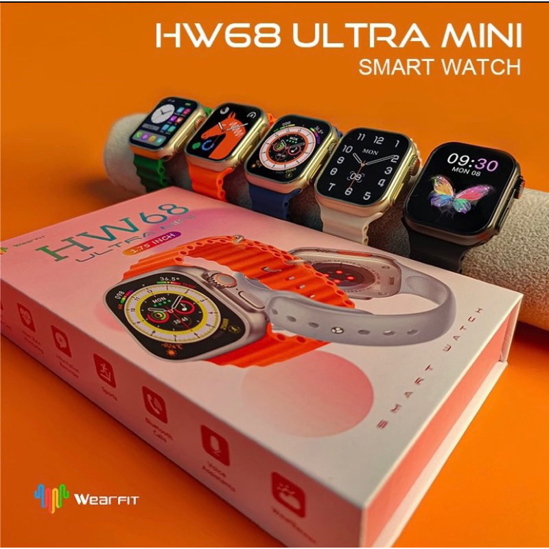 Mega Promoção Relógio Inteligente smartwatch ULTRA 8 MINI Series 8 2 Pulseiras Smart Watch 1.75 Polegadas Grande IP68 41mm GPS Track Homens Esporte Original IWO Smartwatch Envio Imediato