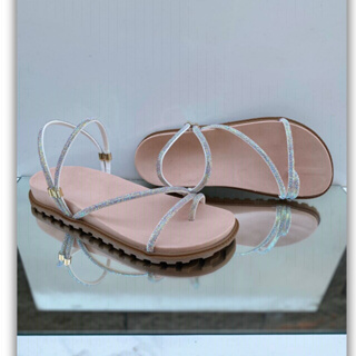 sandália feminina papete Birken ultra confortável