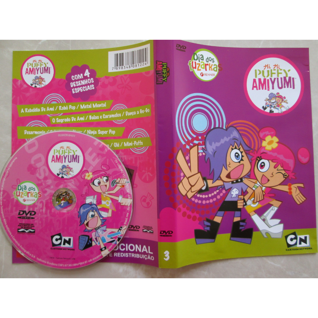 DVD - CARTOON NETWORK / HI HI PUFFY AMIYUMI / Dia Dos Fuzarcas