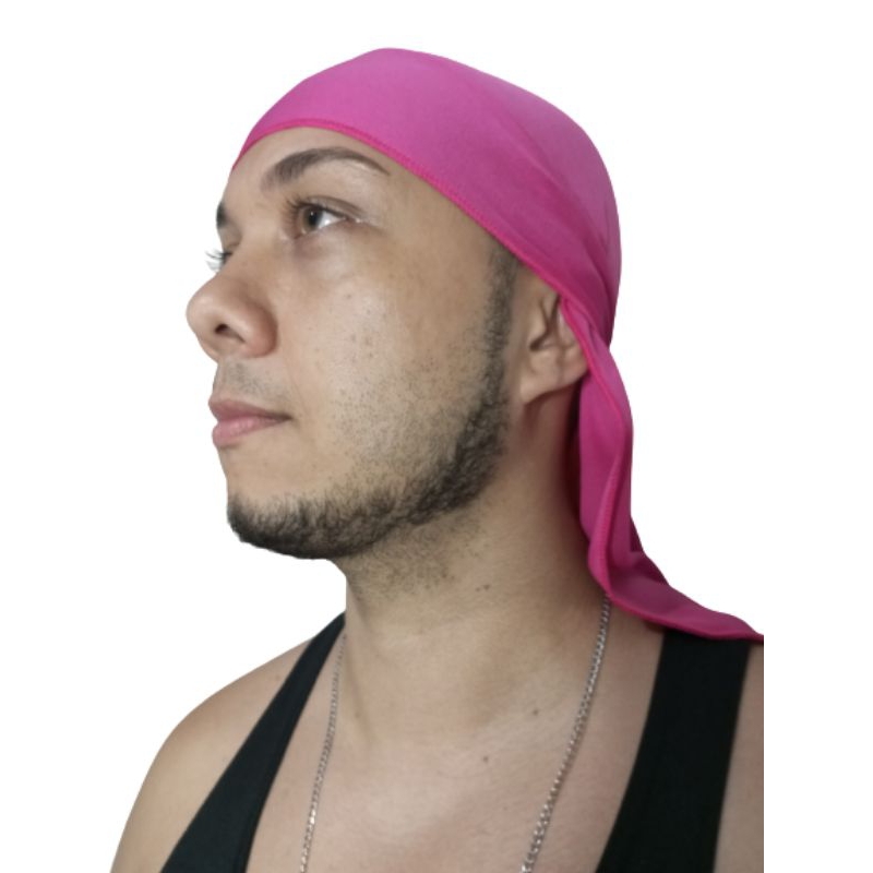 DURAG TOUCA BANDANA LENÇO RAP HIP-HOP PINK