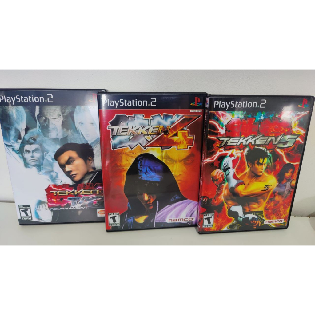 Coleção Tekken - 3 jogos - PS2