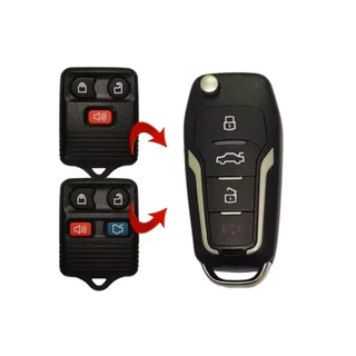 Chave Canivete Telecomando Alarme Original Ford Fiesta EcoSport Ka