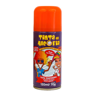 Spray Para Cabelo Tinta Da Alegria Laranja 120 ml