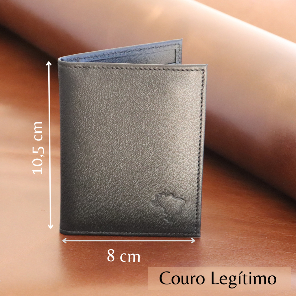 Carteira Masculina Slim Couro Legítimo