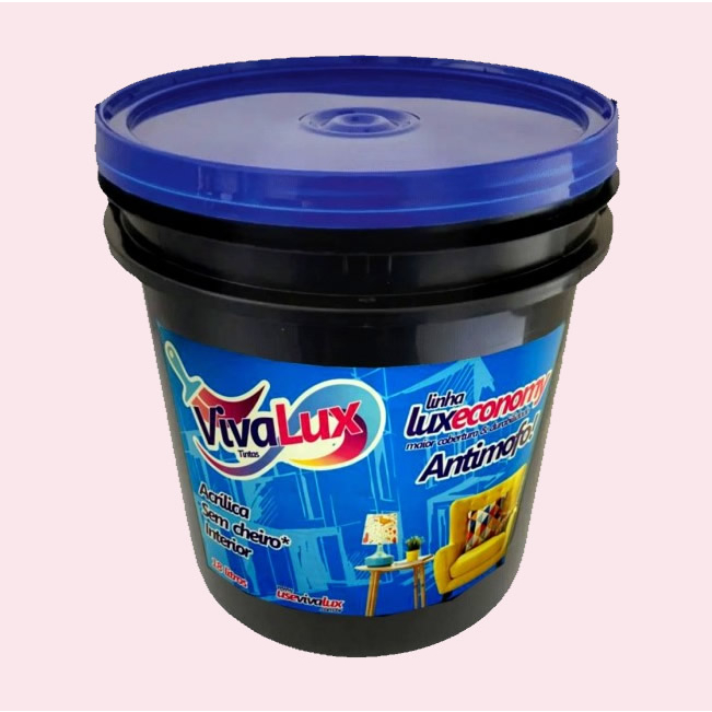 Tinta acrílica vinil fosco anti mofo 3,6lts Rosa bebê