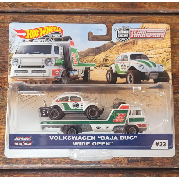 Hot Wheels 2020 Car Culture Team Transport Volkswagen 'Baja Bug' & Wide