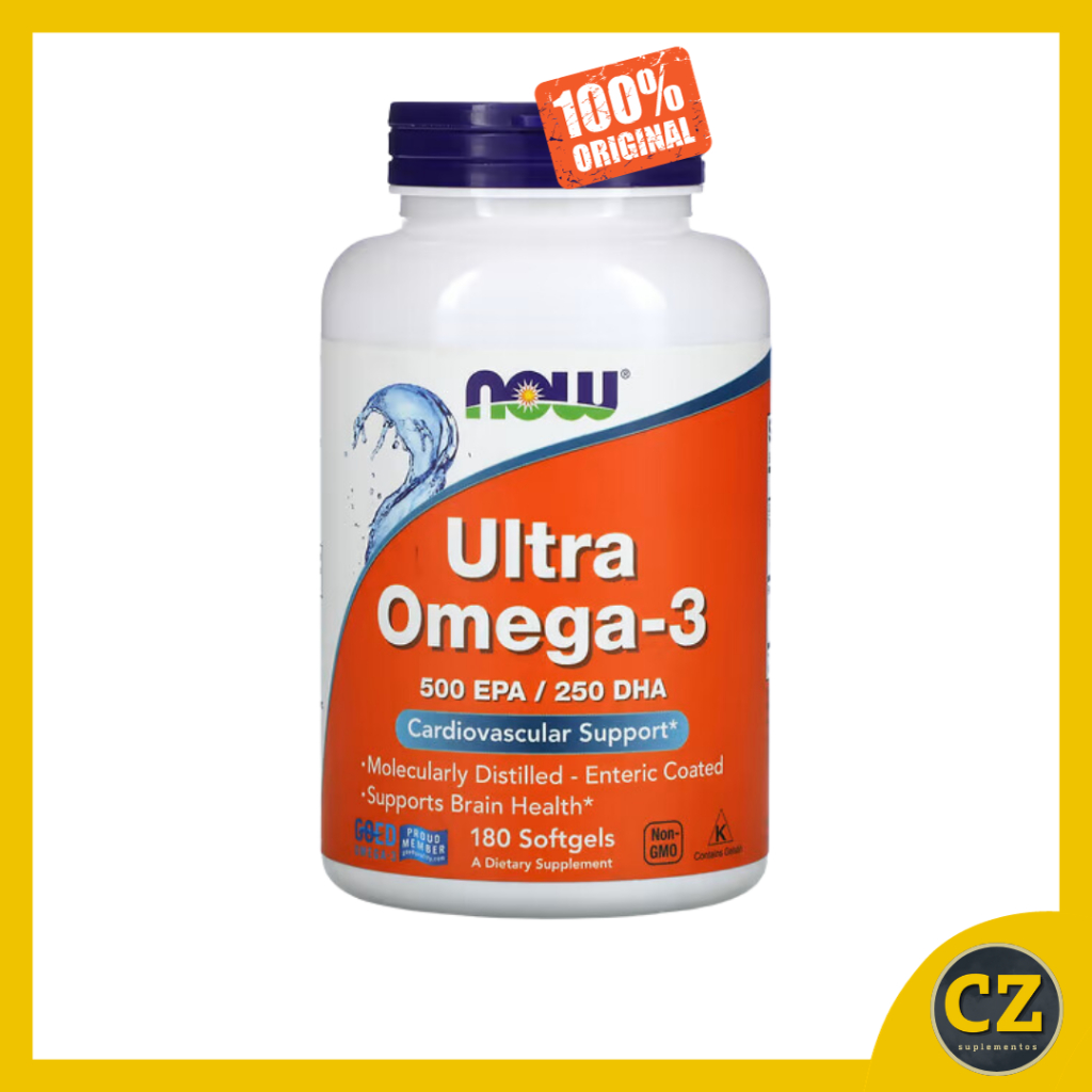 Ultra Omega 3 (180 Cápsulas) - Now Foods