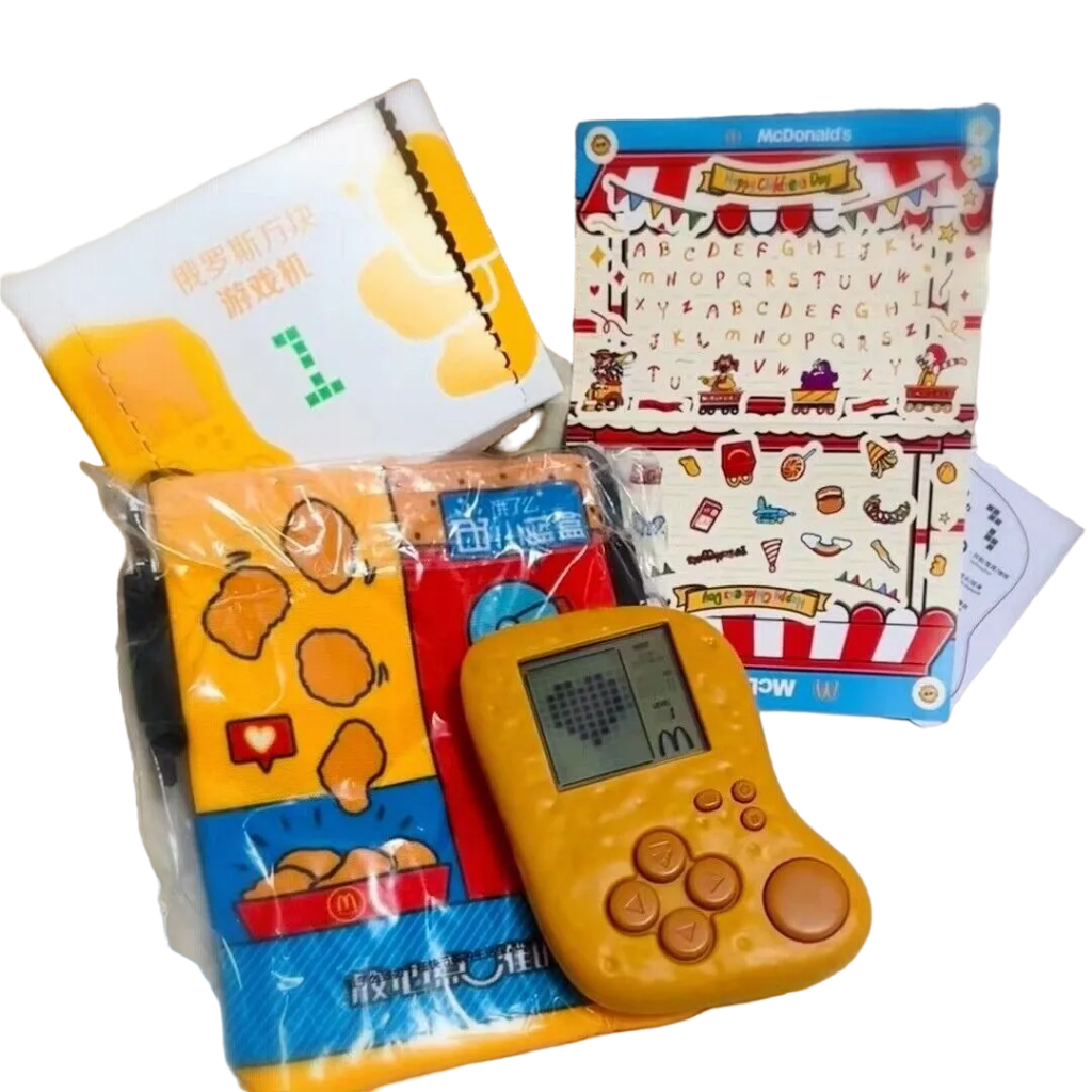 Mini Game PORTATIL Tetris Nugget Original Mc Donalds Exclusivo