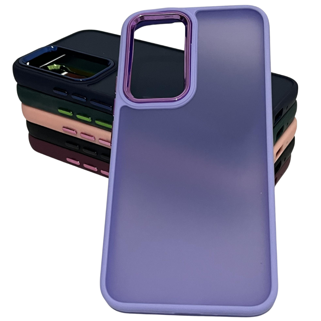 Capa Space II - Samsung Galaxy A54 - Capinha Case Colorida Fosca Acrílico Detalhe Metalizado