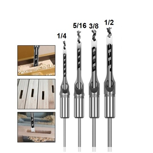 Broca de serra, broca de broca de 6 peças broca de cinzel para carpintaria  Drill brocas quadradas para carpintaria for Woodworking : :  Bricolage e Ferramentas