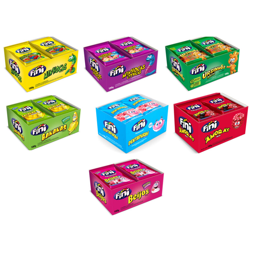 FINI - Displays 12x15g Balas de gelatina com desconto progressivo ...