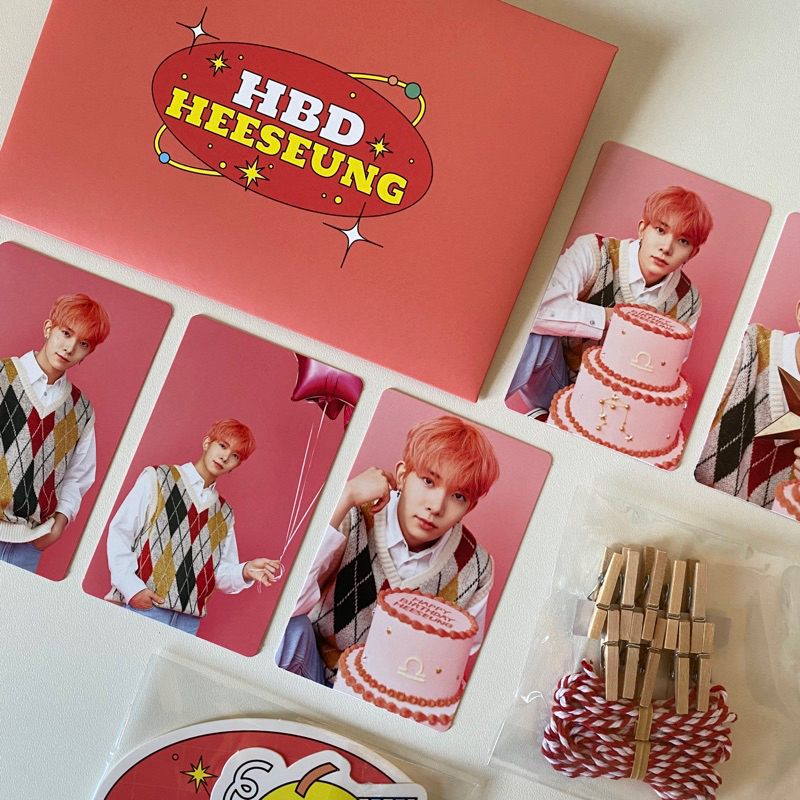 ENHYPEN Oficial Photocards - Heeseung DIY Garland (COMPLETO) | Shopee