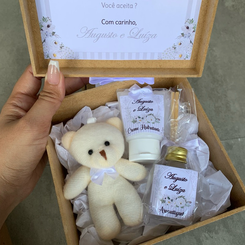 caixinha convite padrinhos do bebê batizado, consagração ou apresentação