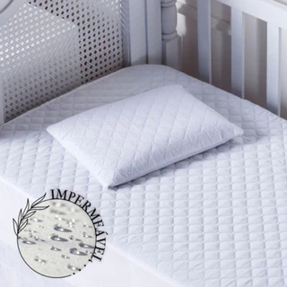Capa Protetor Impermeável Colchão Bebê Elástico Para Berço Americano Pradão Confortável Macio Resistente em Oferta na Shopee