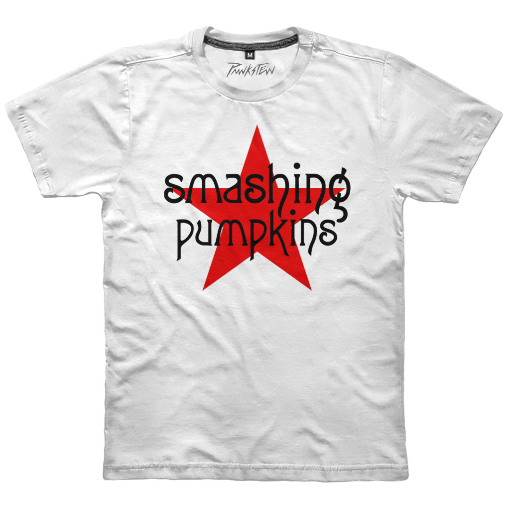 CAMISETA Malha Premium 100% Algodão Smashing Pumpkins 4 Punkstein