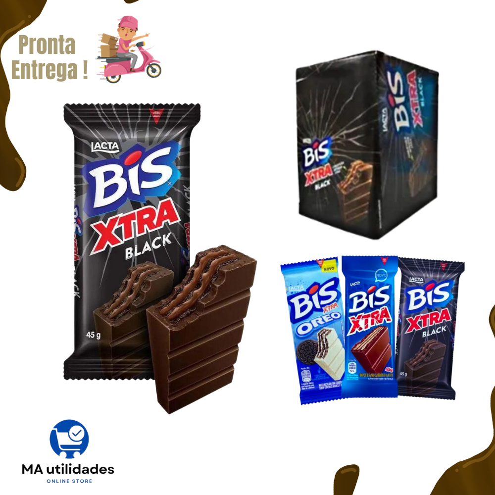 Zé Delivery - Chocolate Bis Xtra Oreo 45g - Pack 4 unidades