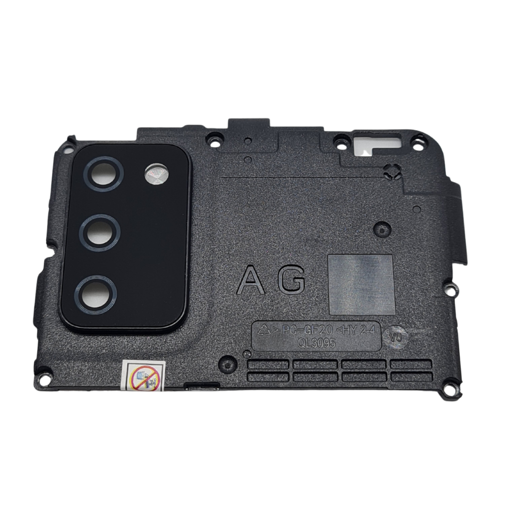 Lente da Câmera Traseira Samsung Galaxy A02s A025 Preto + carcaça ...