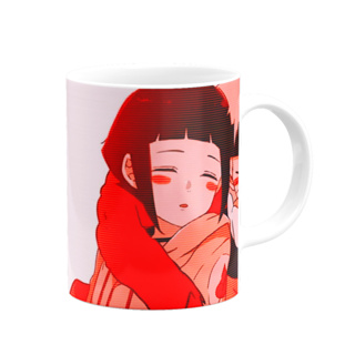 Caneca Otaku De Casal Metadinha - Sasuke e Sakura Shippuden