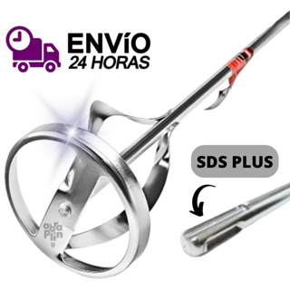 Misturador De Tinta Batedor De Argamassa Gesso Textura Reforçado P/ Furadeira SDS Plus