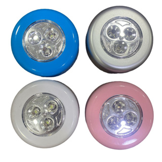 Iluminária Mini luminária De Led Forte De Torque Sem Fio Spot 3 leds /Luz De Parede