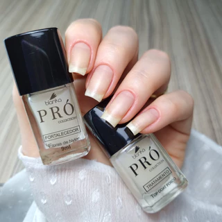 Kit Blindagem de Unhas Blanka : Fibras de Nylon + Nivelador Fosco